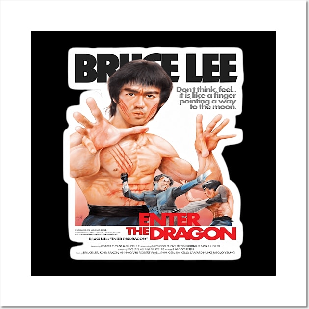 Lee LegendMovie Jeet Kune Do Bruce Be Water Wall Art by Garmentcrooks